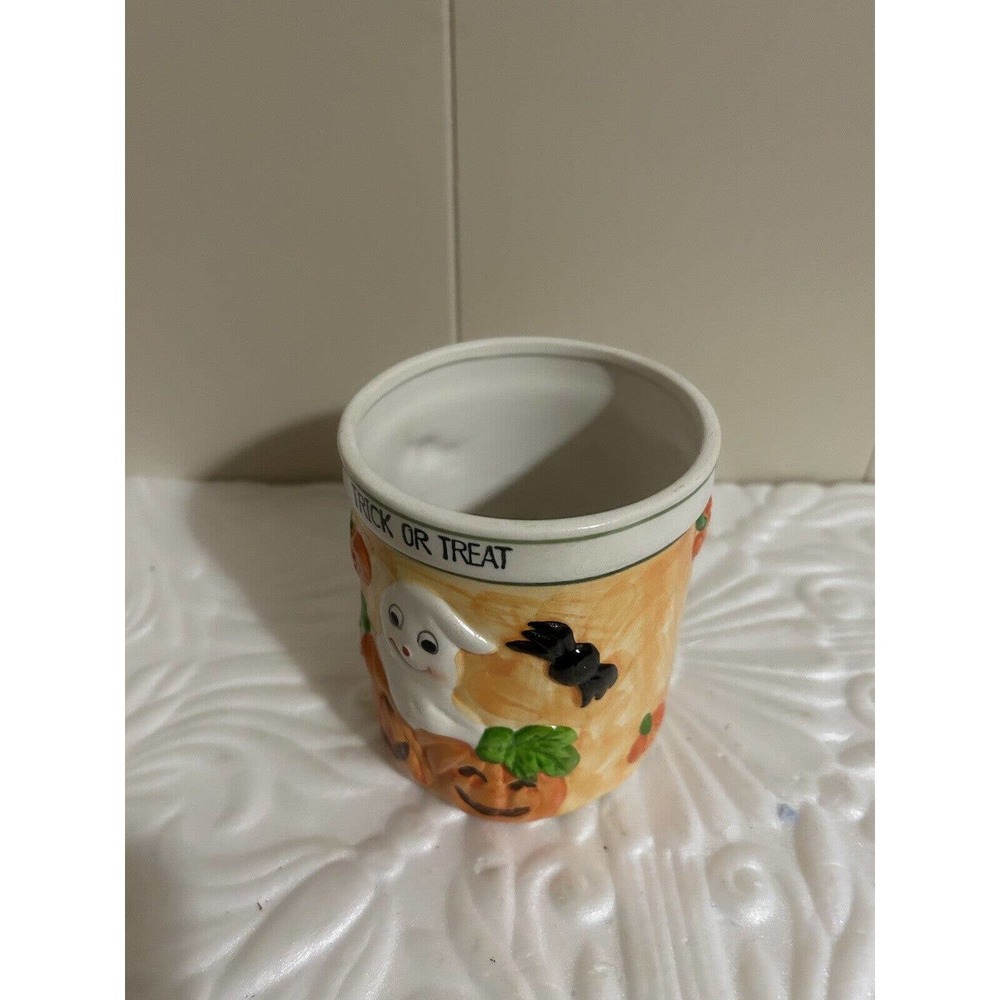 halloween trick or treat ghost pumpkin 3D Panware home essentials jar no lid